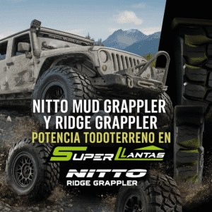 Nitto Mud Grappler y Ridge Grappler: Potencia Todoterreno en Superllantas