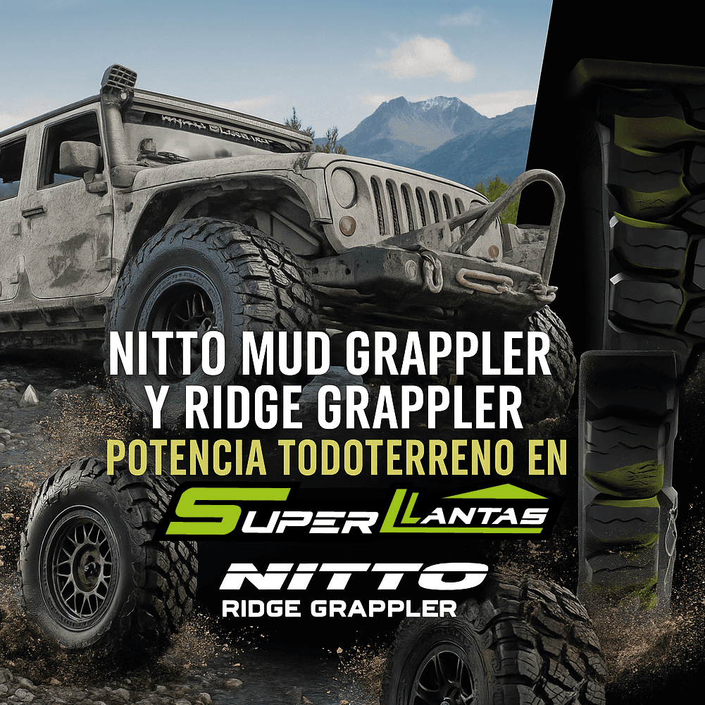 Nitto Mud Grappler y Ridge Grappler: Potencia Todoterreno en Superllantas