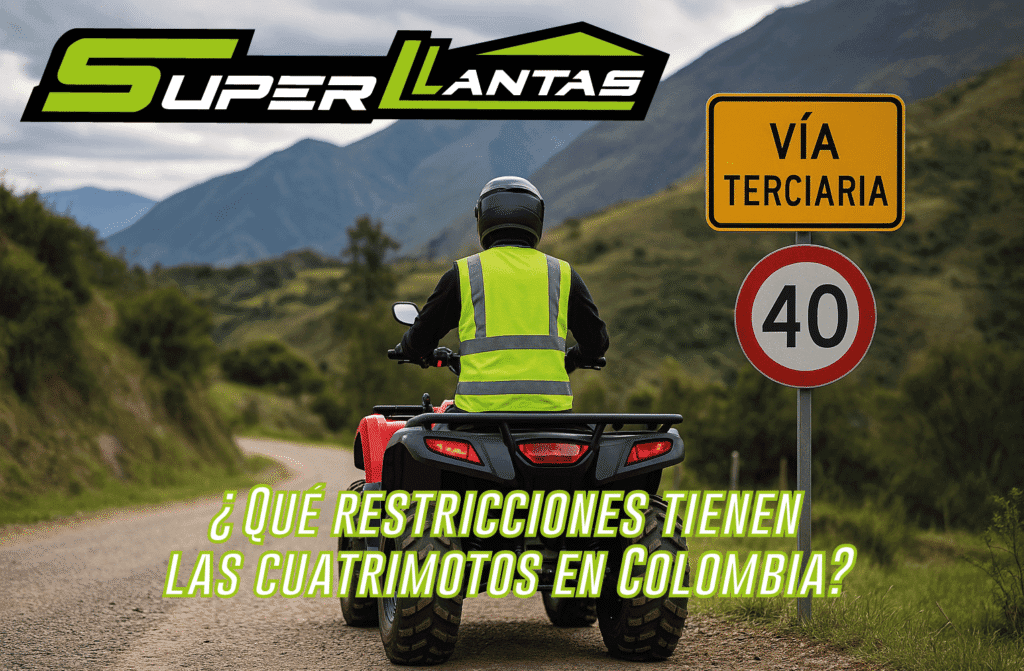 Qué restricciones tienen las cuatrimotos en Colombia